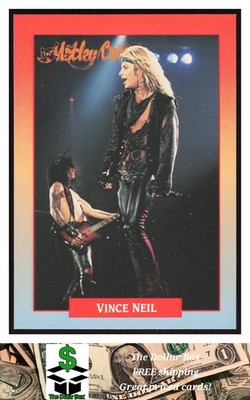 1991 Brockum Rock Cards #28 Vince Neil