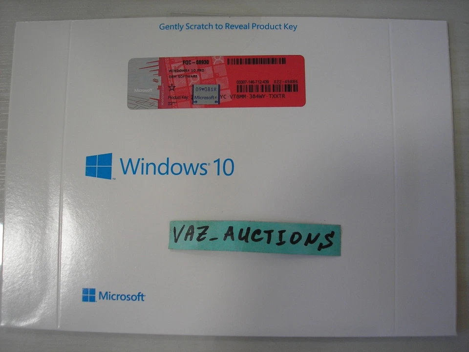 Microsoft Windows 10 Pro 64 bit x64 64 Bit DVD Full English MS WIN 10=NEW SEALED - Image 2 of 4