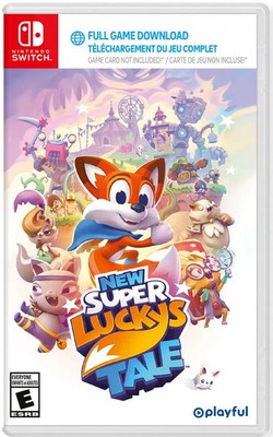 New Super Lucky s Tale [Code in Box] - Nintendo Switch - Brand New