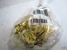 3 1/2" Brass, Large Trunk Lock w/ Spring, Steel