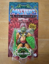 Masters of the Universe Origins Reptilax Figure  Unpunched Card MOTU New  Sealed