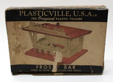 Plasticville FB-1 O/S Frosty Bar Kit Yellow Roof White Sides Exc Boxed 1954
