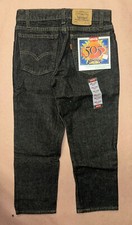 Vintage Levis 505 Boys Husky Jeans, Deadstock NWT, Size 28x23