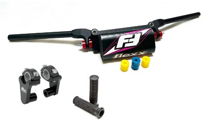 Fasst Flexx 15 Quad Handlebars Pink Rox 2'' Riser Grips Yamaha Banshee Blaster