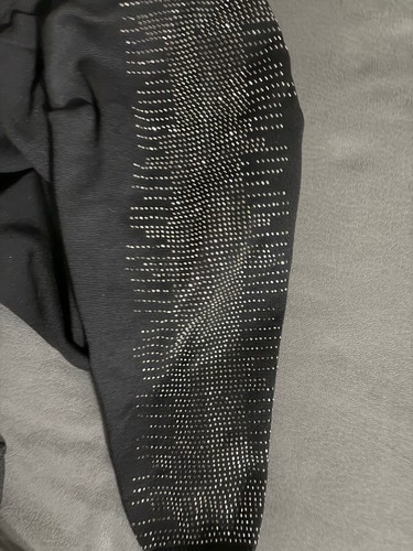 NWOT Zara Black blouse with puffed sleeves diamond Sequin for women, size M#26 - Picture 13 of 13
