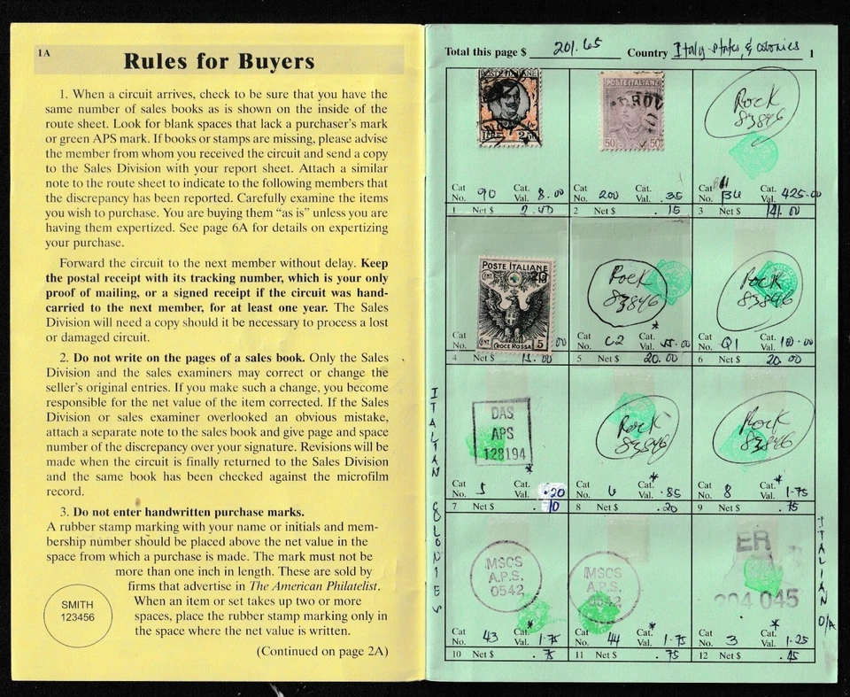 Italy & Vatican 1900's stamps in approval book SCV-74$ - Image 2 of 4
