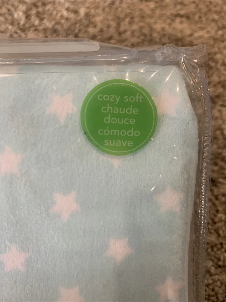 Funda Almohadilla Cambiadora Carter's Baby, Estrellas Turquesa Claras, Talla Única Foto 4 de 4