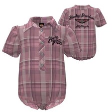 Harley-Davidson Kinder Blusenbody, Mädchen, Rosa, Baumwolle, Viele Größen
