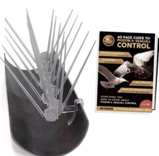 Bird Spike Pigeon Defender EPW-005 Bird Spikes Wide Plastic Pigeon Deterrent