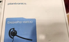 PLANTRONICS ENCOREPRO HW530 BLACK EAR-HOOK HEADSET  Open box