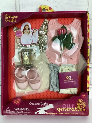 Our Generation Opening Night Ballet Dance Outfit for 18'' Dolls 2 Outfits