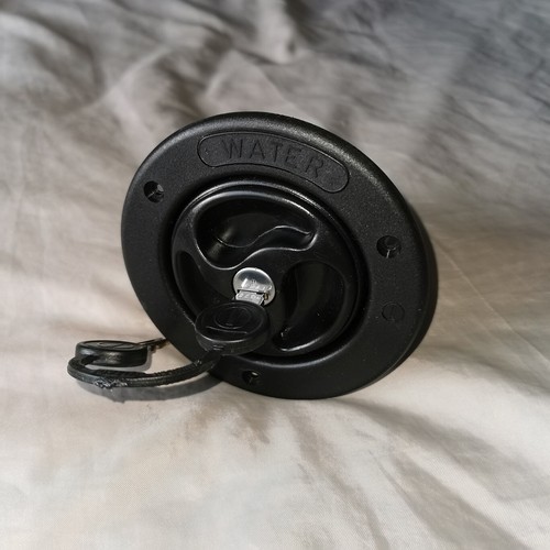 Car Fresh Water Lock Inlet Hatch RV Camper Filler Cap Tank For Caravan