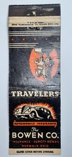 Matchbook Cover - The Bowen Co. Insurance Norwalk Ohio