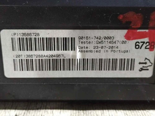 13586728 Centralita Aire Acondicionado para OPEL ASTRA J BERLINA 5P Selec 139906 - Imagen 2 de 10
