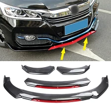 Carbon Front Bumper Lip Spoiler Splitter For Honda Accord