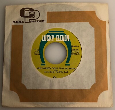 Terry Knight and The Pack (Grand Funk) / One Monkey Don't Stop No Show 45 / Mint