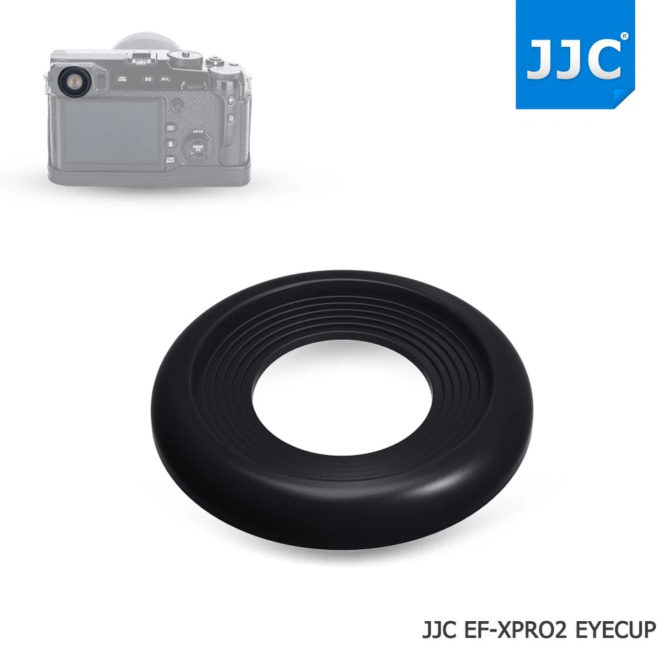 JJC 2pcs Silicone Soft Eyecup Eyepiece Viewfinder for Fujifilm Finepix X-PRO2 - Image 4 of 4