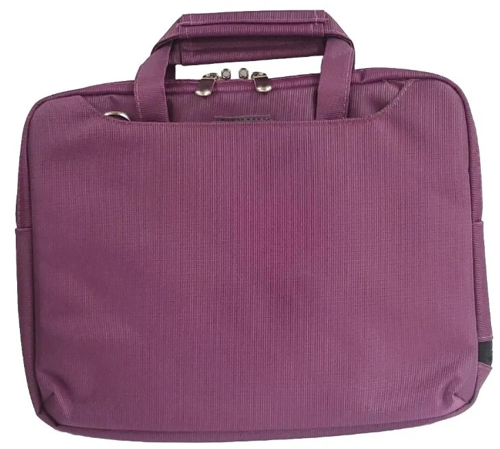 Navitech Purple Briefcase Bag for Laptop up to 20" Shoulder Strap NEW - Image 2 of 3