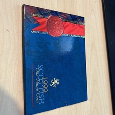 1999 Scottish Lion £1 One Pound Uncirculated Coin Pack RARE (12293)