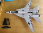 Hasbro 1983 GI Joe Skystriker Combat Jet Fighter F-14 Incomplete