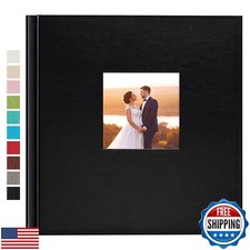 potricher Photo Album 4x6 600 Photos Leather Cover Large Capacity Picture Alb