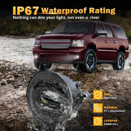 Bumper LED Fog Lights Lamps For 2004-2006 Chevy Suburban Tahoe Z71 Accessories - Picture 2 of 6
