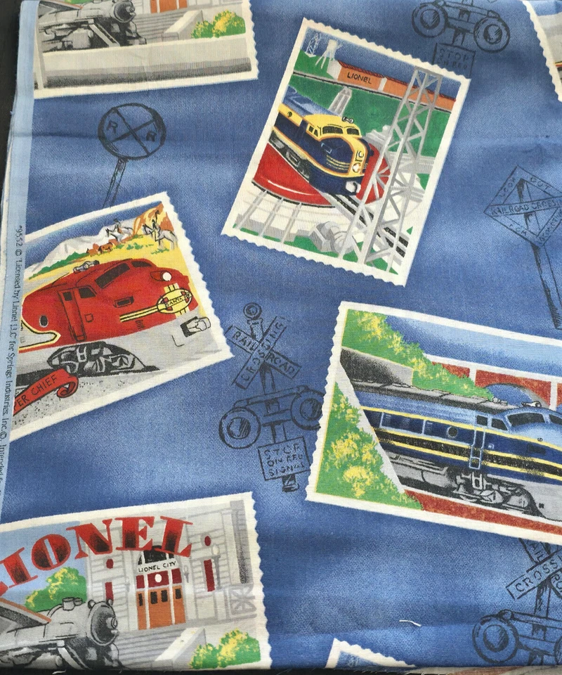 1 7/8 ярда тканевые пружинные вывески для поездов Lionel - Изображение 2 из 3