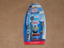 NEW, THOMAS TRAIN Brush Buddies 3-Piece Set Toothbrush with Cap Rinsing Cup