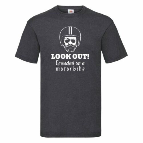 Look Out Grandad On A Motorbike T-Shirt Small-2XL - Picture 20 of 28