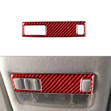 Luz de lectura roja de fibra de carbono para VW Golf4 GTI Jetta MK4 1999-2004