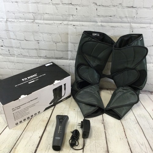 Fit King FT057A Olive Gray 3 Modes Air Compression Leg Massager With