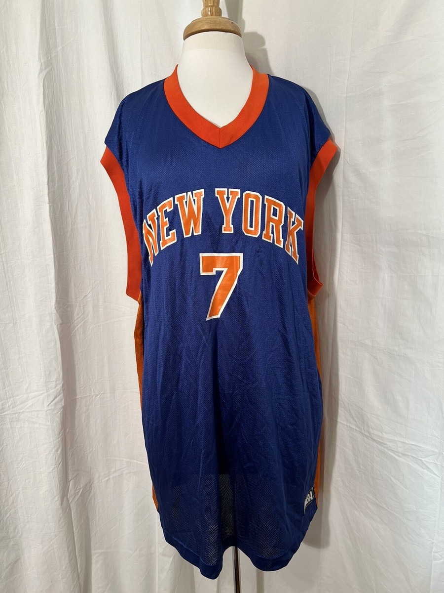 NBA Carmelo Anthony #7 Jersey 100% Nylon Size 2XL Made In