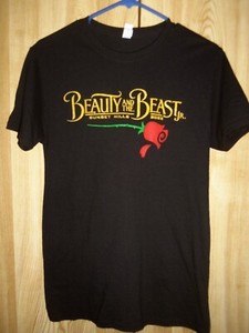 Beauty and the Beast Jr Sunset Hills 2022 cast & crew member size S rare shirt