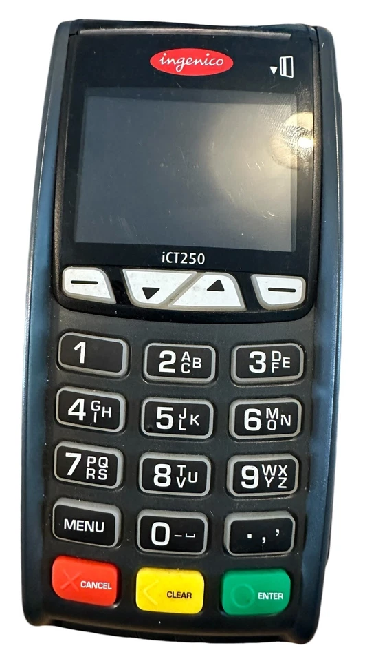 Ingenico ICT250 Card Payment Reader With Wires Instructions And Receipts VGC - Image 3 of 4