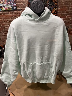 Mint Fear Of God Essentials Hoodie Size Medium