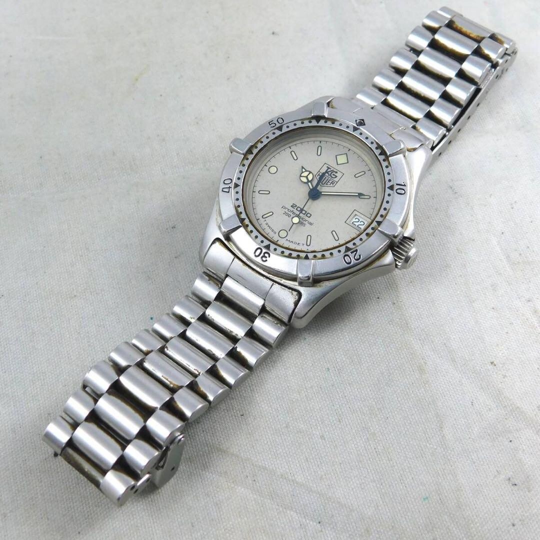 【山猿】【希少・極美品】 旧HEUER 2000 ref 962.213 TAG Heuer 2000 Slate Gray Men's Watch - 962213 for sale