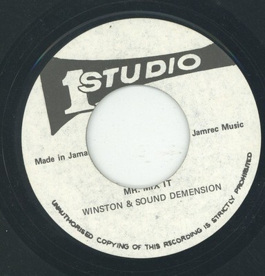 '' MR. FIX IT.'' winston francis. STUDIO ONE 7in.