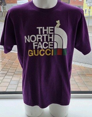 Gucci - The North Face - T-Shirt In Lila Gr. M - Sehr guter  Zustand - Neuwertig