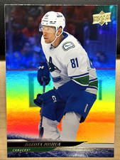 2024-25 Upper Deck Series 2 Silver Foil #424 Dakota Joshua Vancouver Canucks