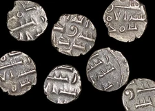 13 Silver Amir of Sind Coins – Medieval India (c. 900-1000 CE)