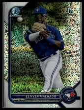 2022 Bowman #BCP-12 Estiven Machado Chrome Prospects Speckle Refractors #/299