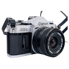 Canon AE 1 CANON LENS New FD 35mm F2.8 Film Camera Body Lens Set Z7219