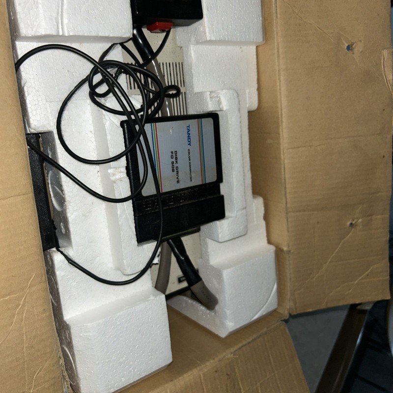 Tandy Color Computer with Fd 502 Floppy Disk