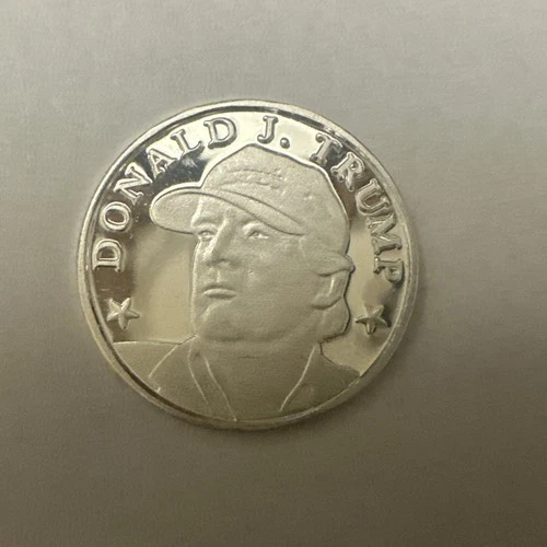 1 Gram .999 Fine Silver DONALD TRUMP w/ MAGA Hat Uncirculated Fine Silver Round