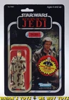 Vintage Kenner Star Wars Carded 3.75" ROTJ Han Solo (in Trench Coat) Action F...