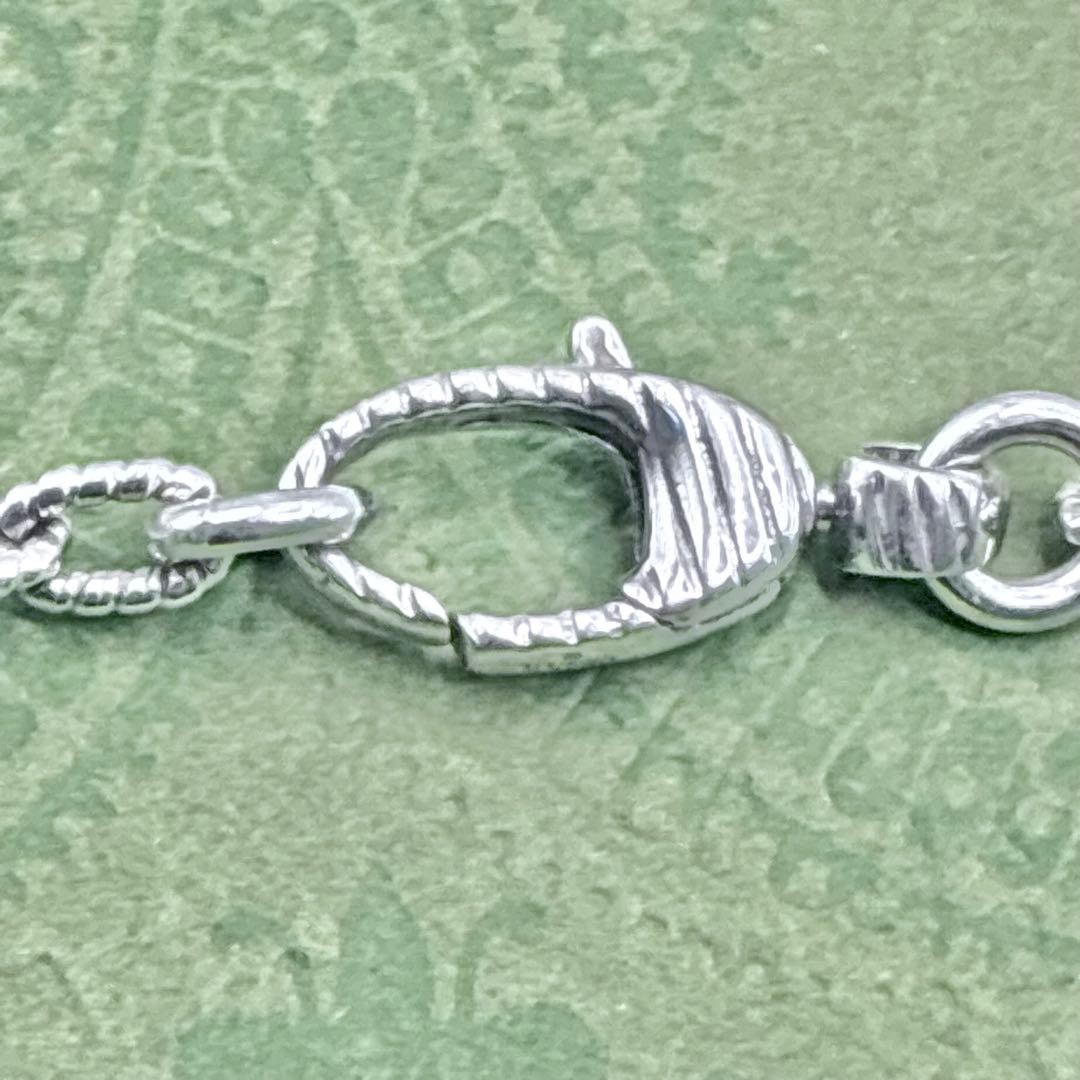 GUCCI Interlocking G Arabesque Large Silver Neckl… - image 11