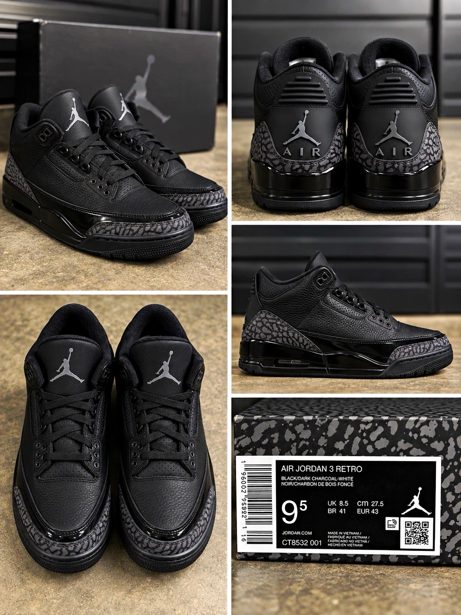 Preços baixos em Jordan 3 Retro Black Cat | eBay