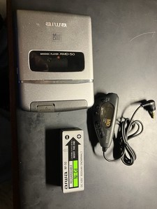 AIWA AMD-50 portable MD player Mini Disc Recorder *UNTESTED*