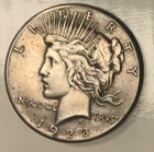 1928 P Peace Dollar $1 Silver Coin Circulated Business Strike