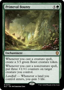 Primeval Bounty 232/432 Commander: Bloomburrow MTG Mythic Rare